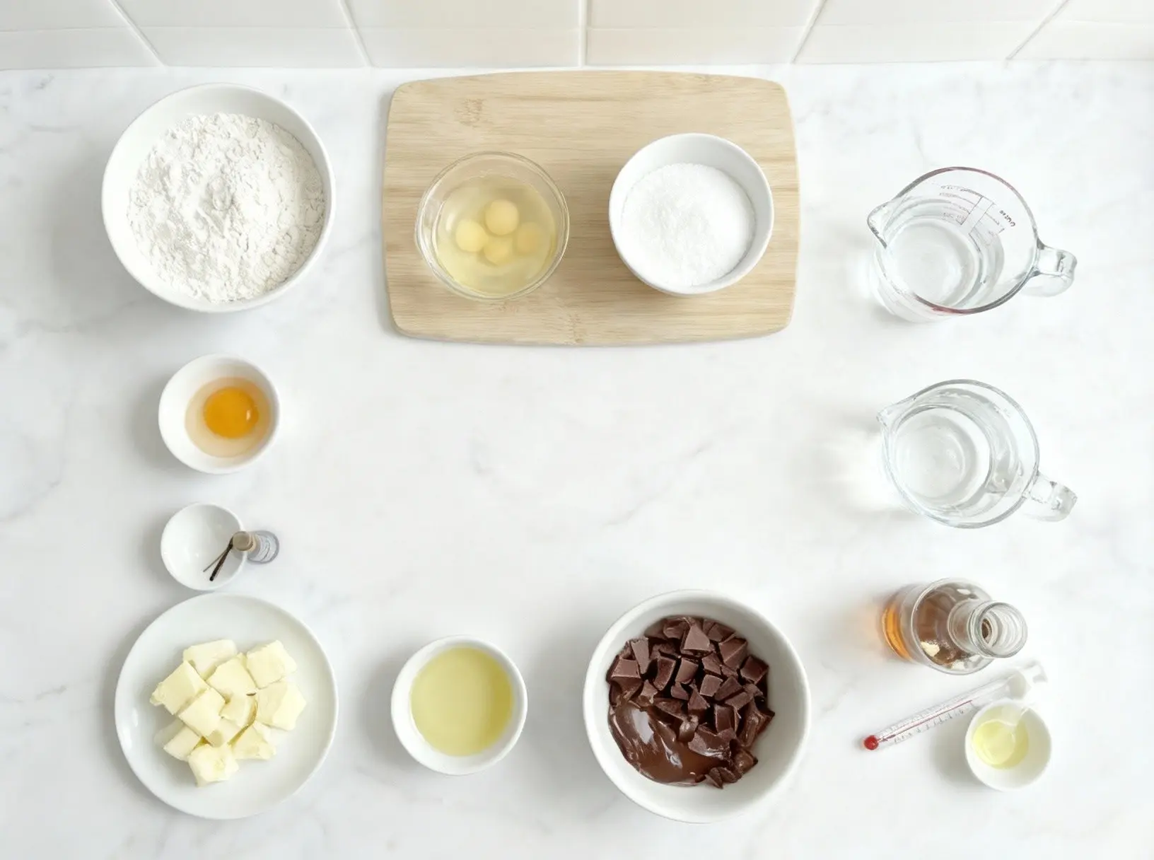 Ingredients flat lay