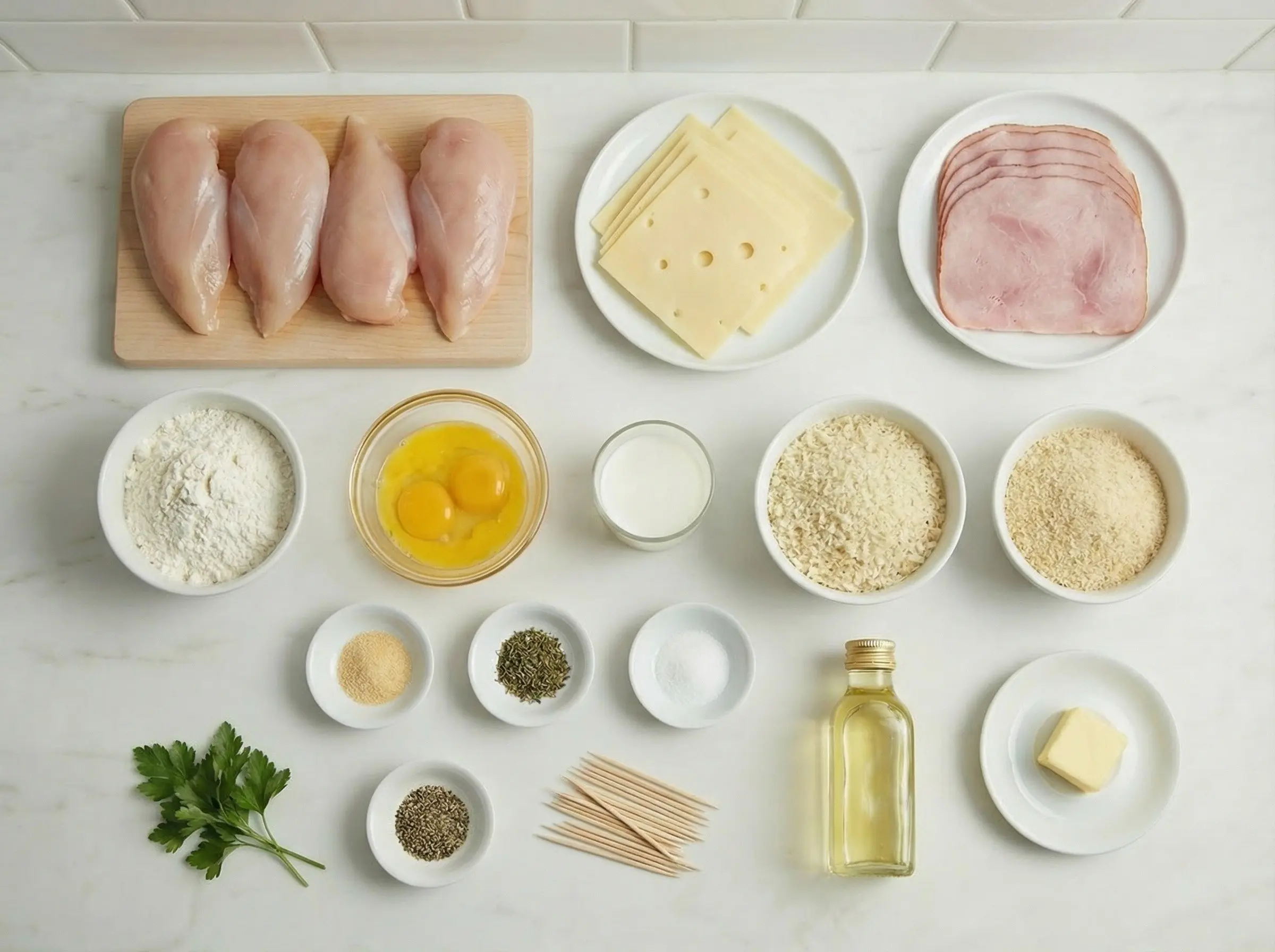 Ingredients flat lay