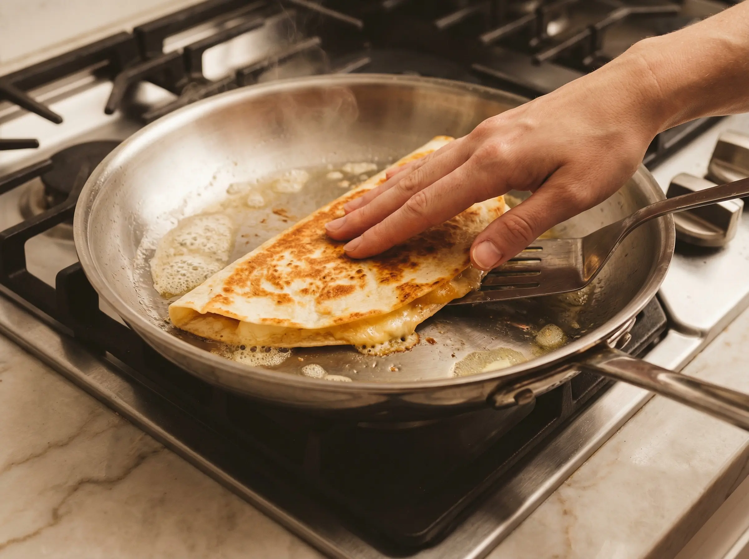 Crispy Chicken Quesadilla step 1