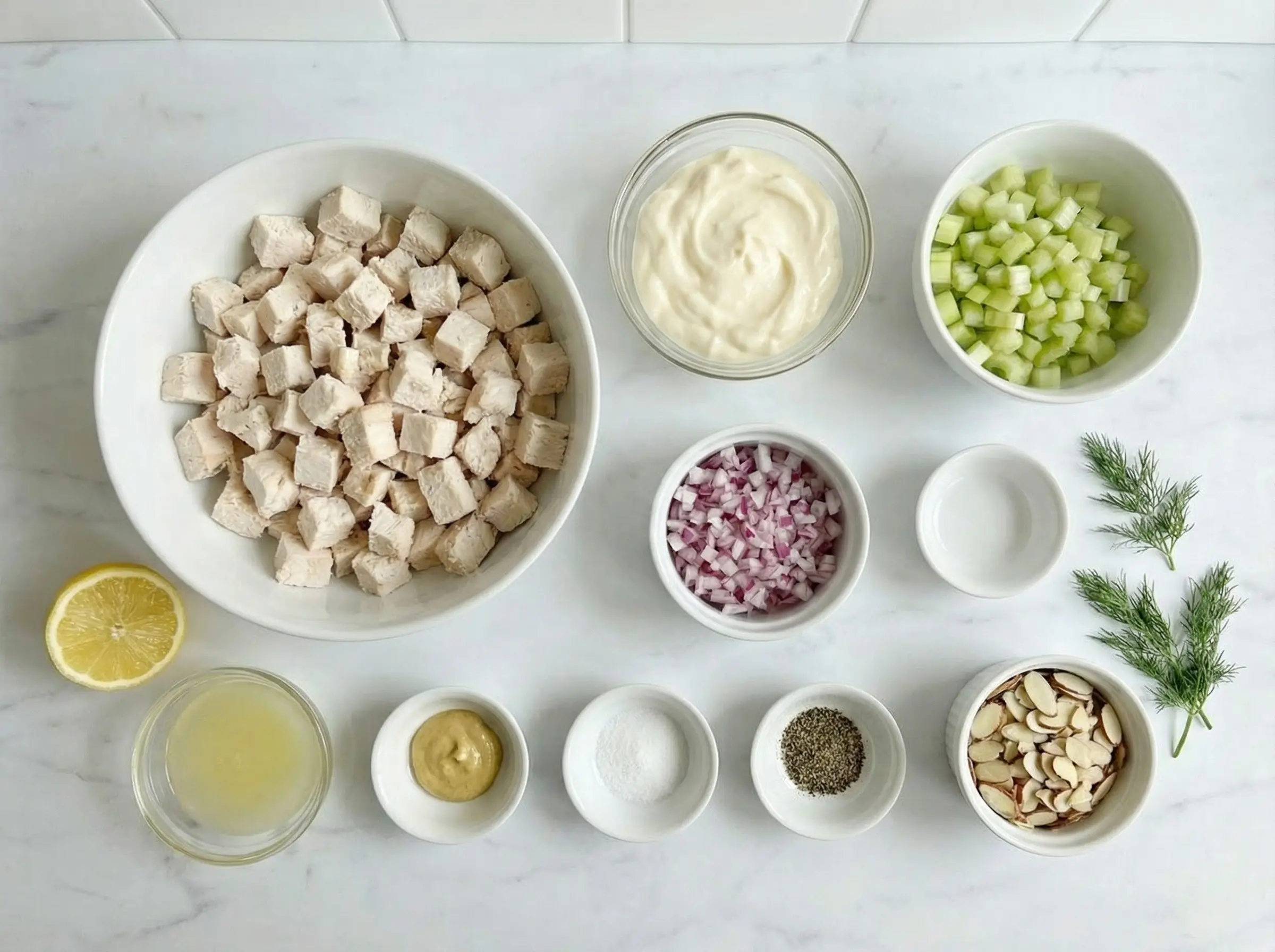 Ingredients flat lay