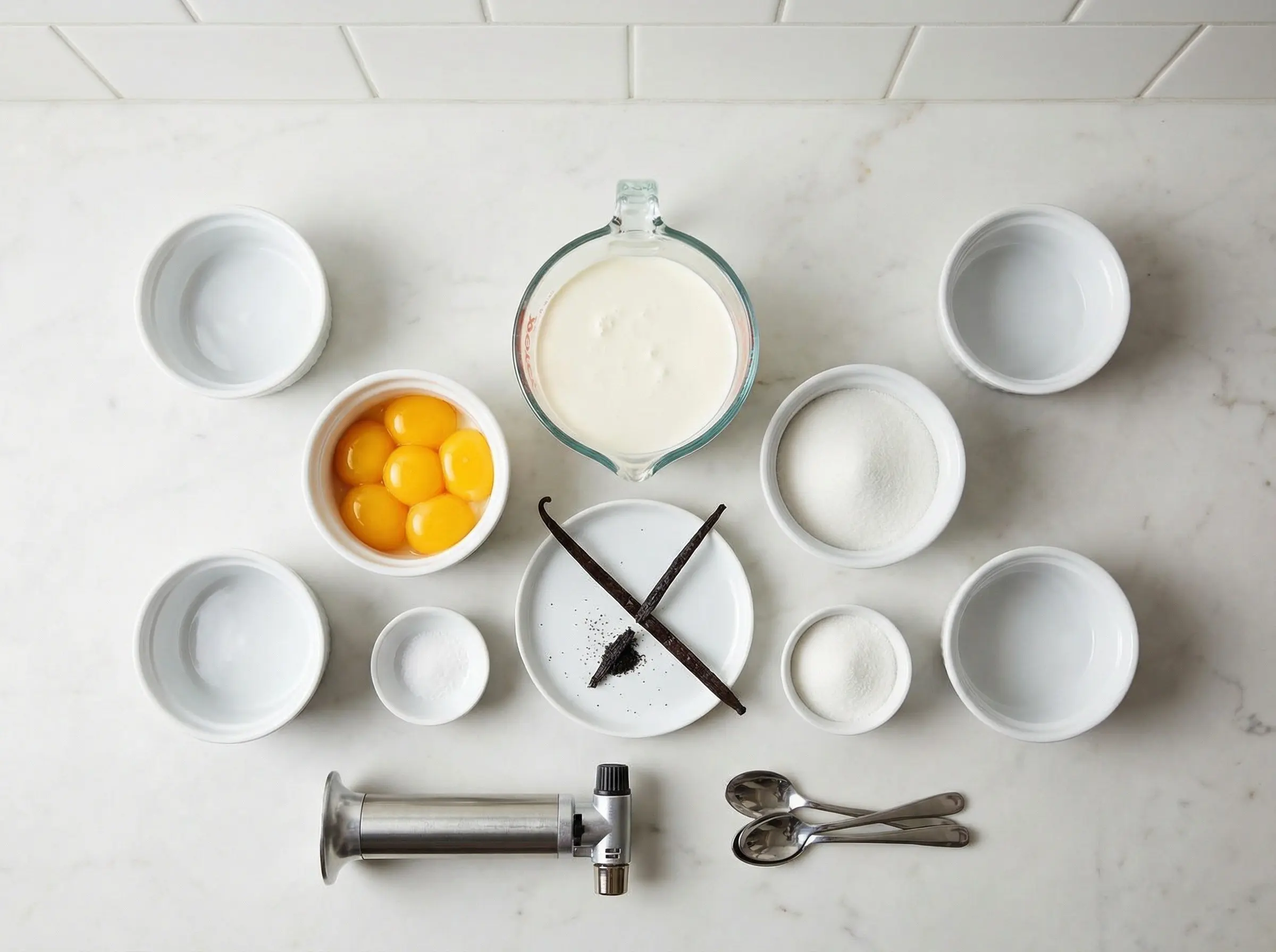 Ingredients flat lay