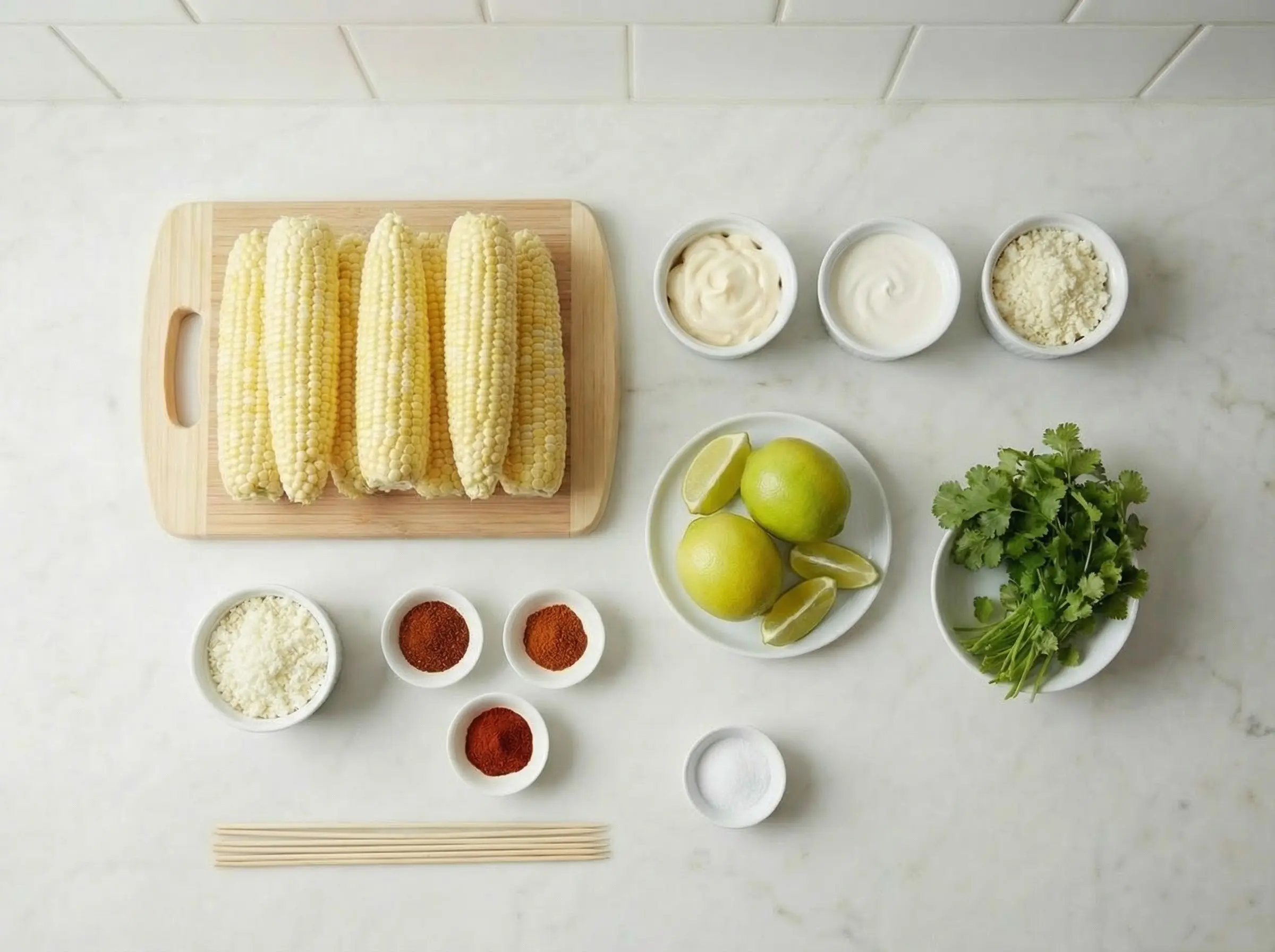 Ingredients flat lay