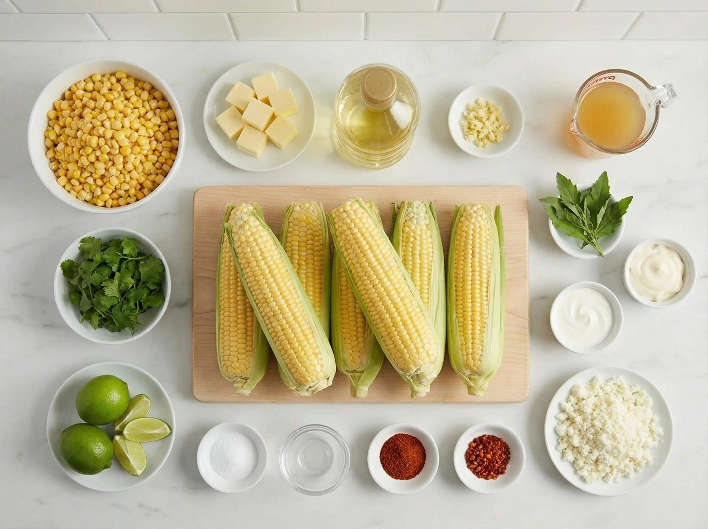 Ingredients flat lay