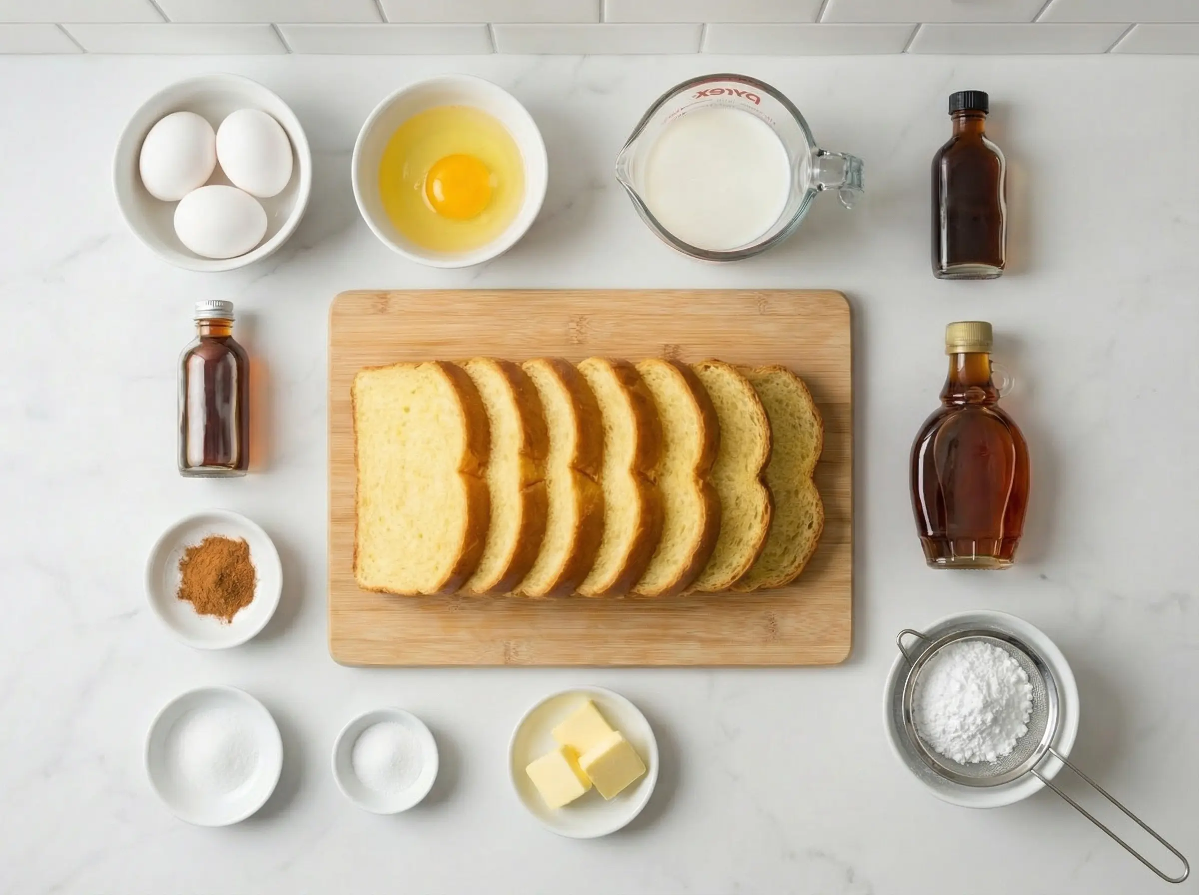 Ingredients flat lay