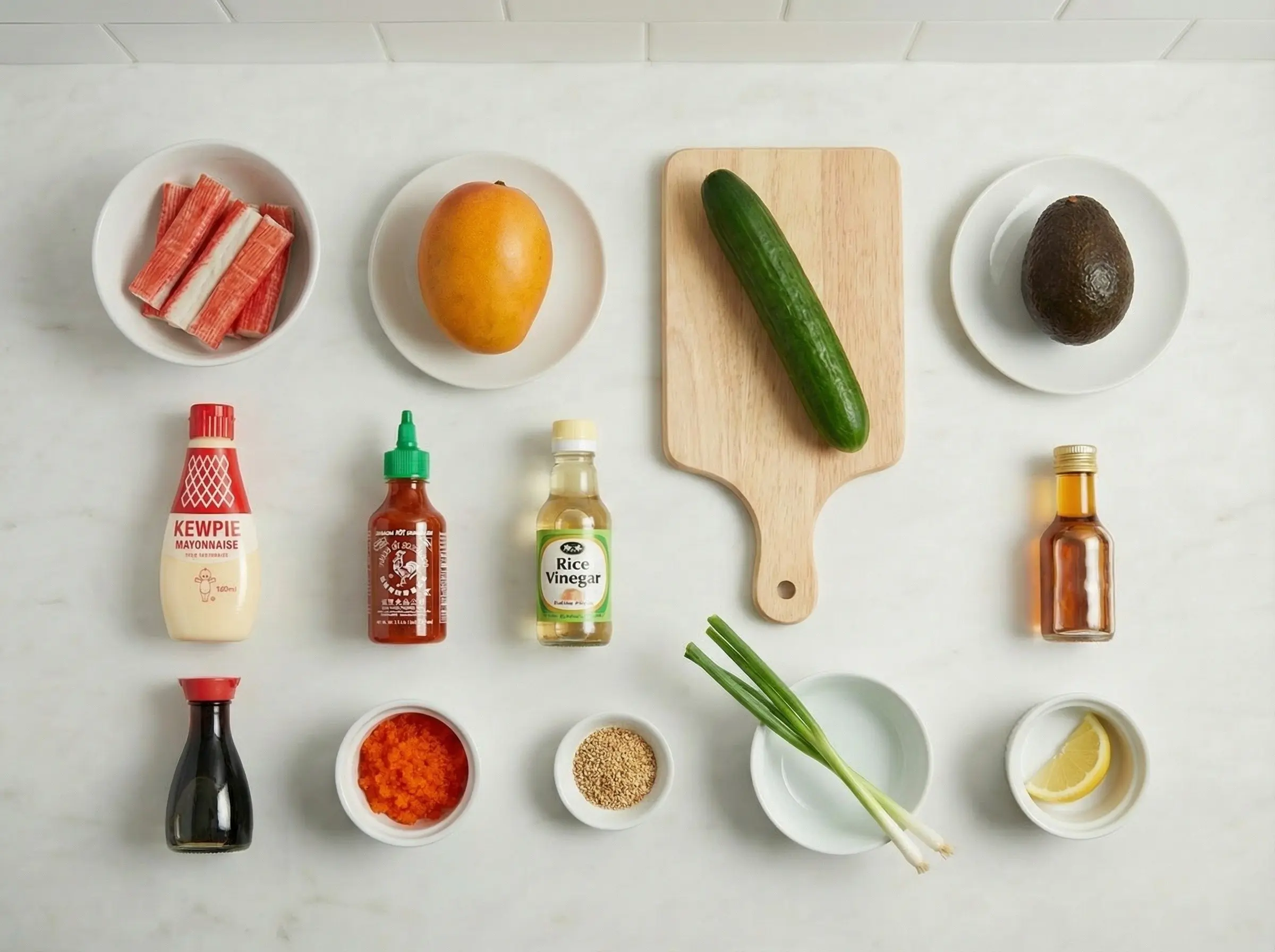 Ingredients flat lay