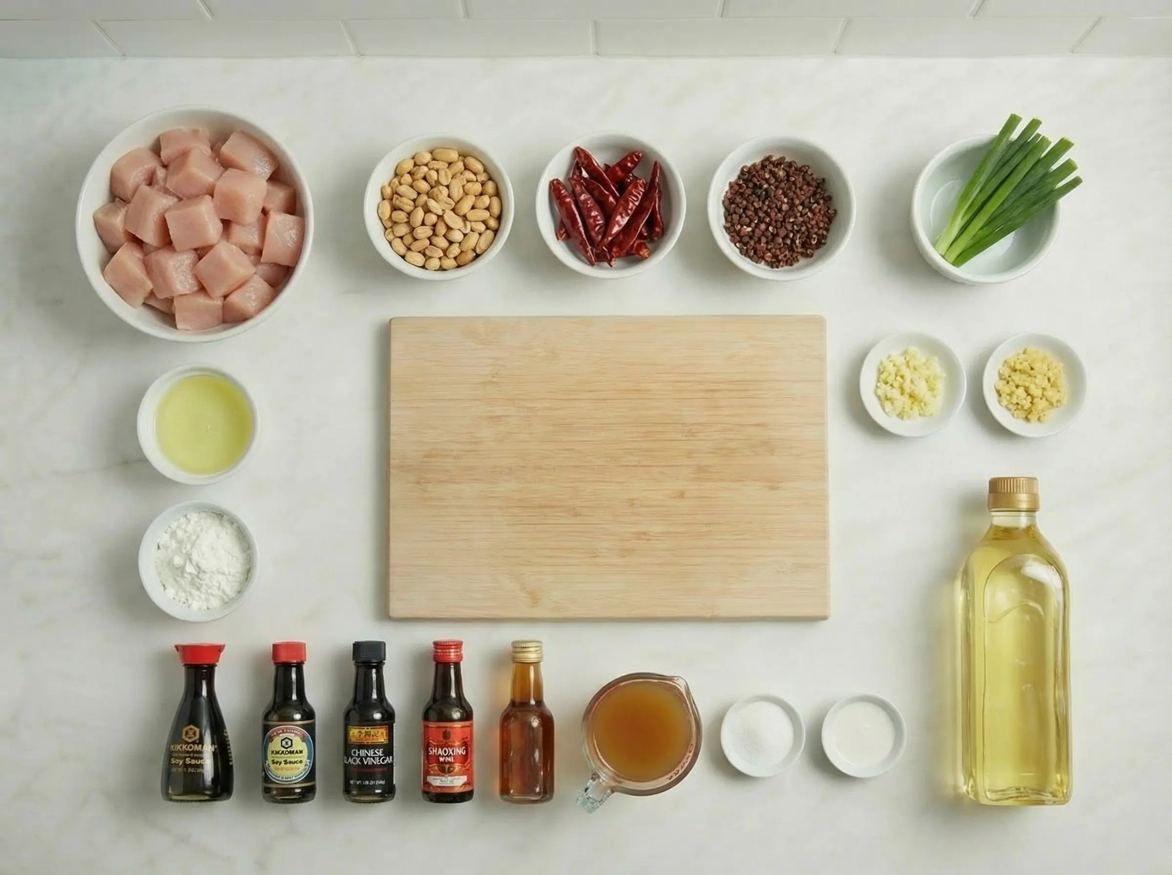 Ingredients flat lay