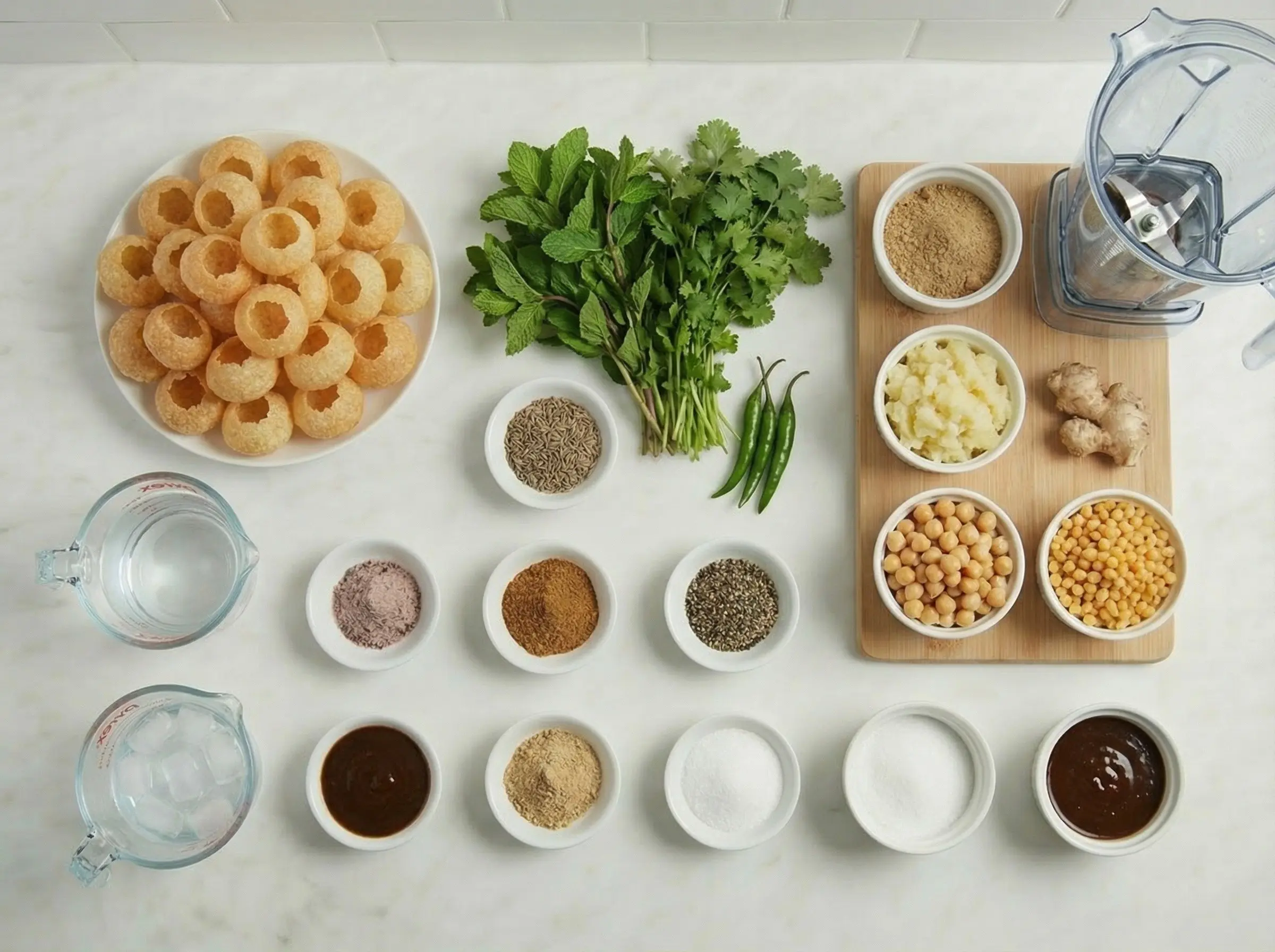 Ingredients flat lay