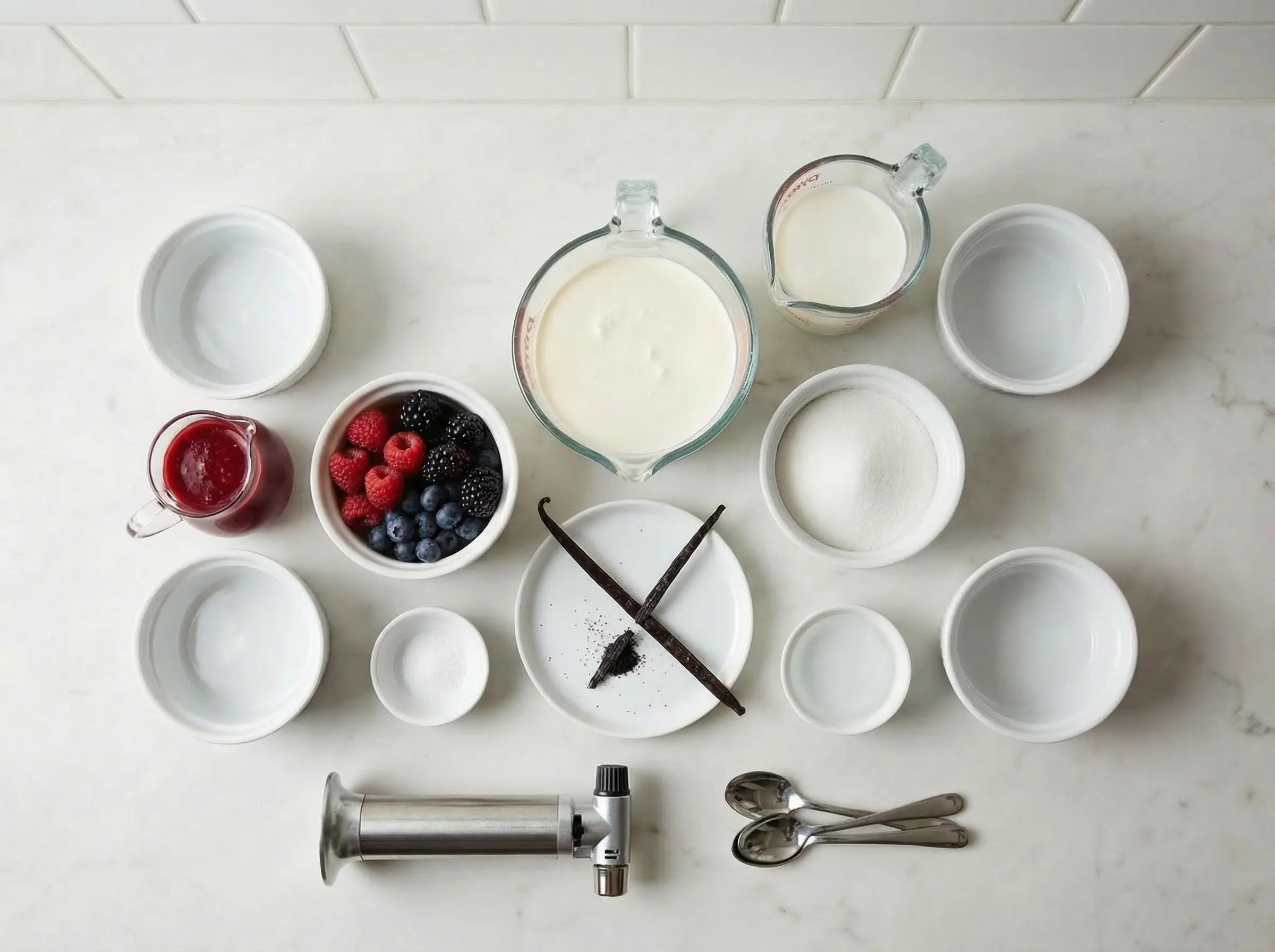 Ingredients flat lay