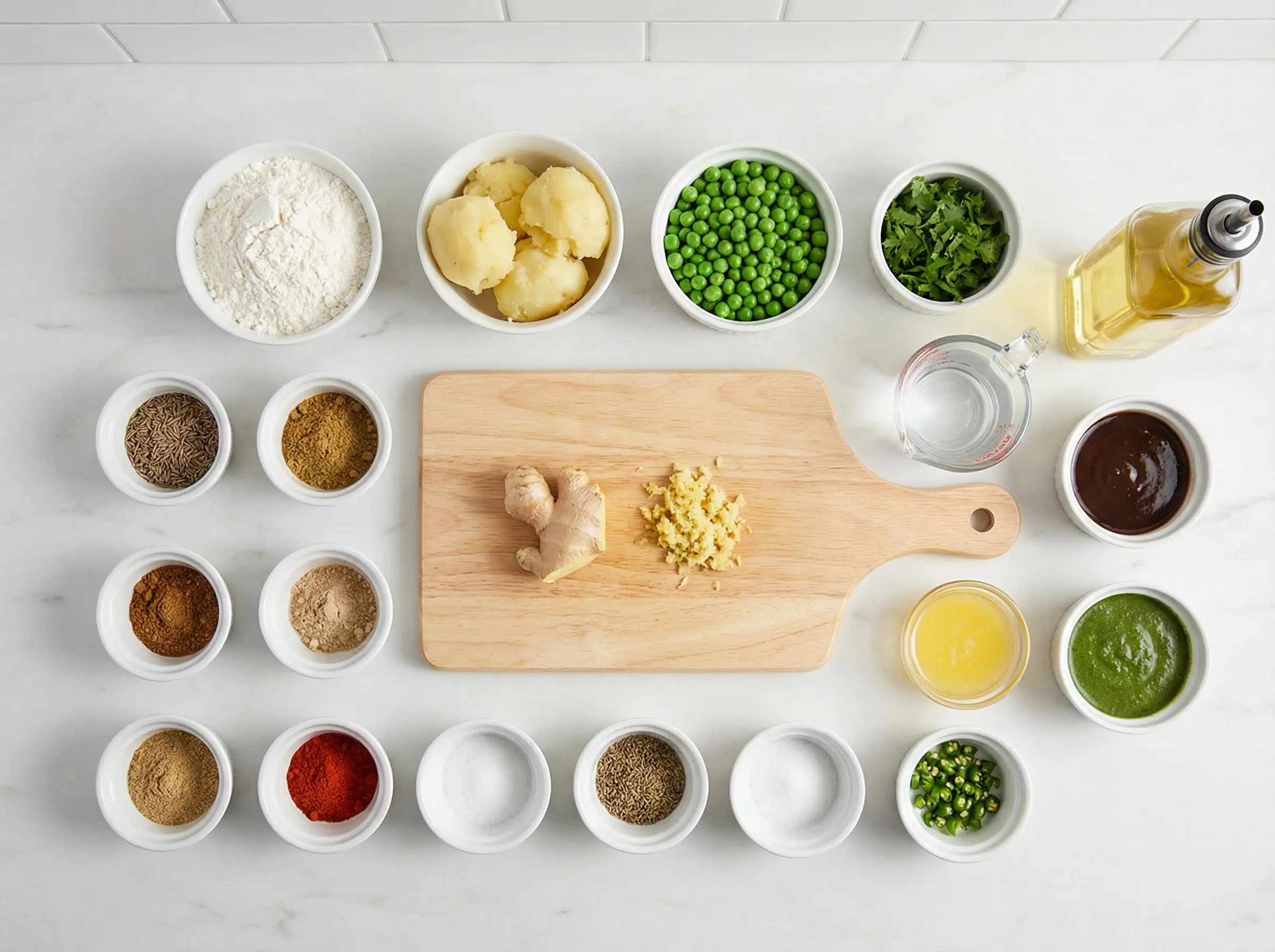 Ingredients flat lay