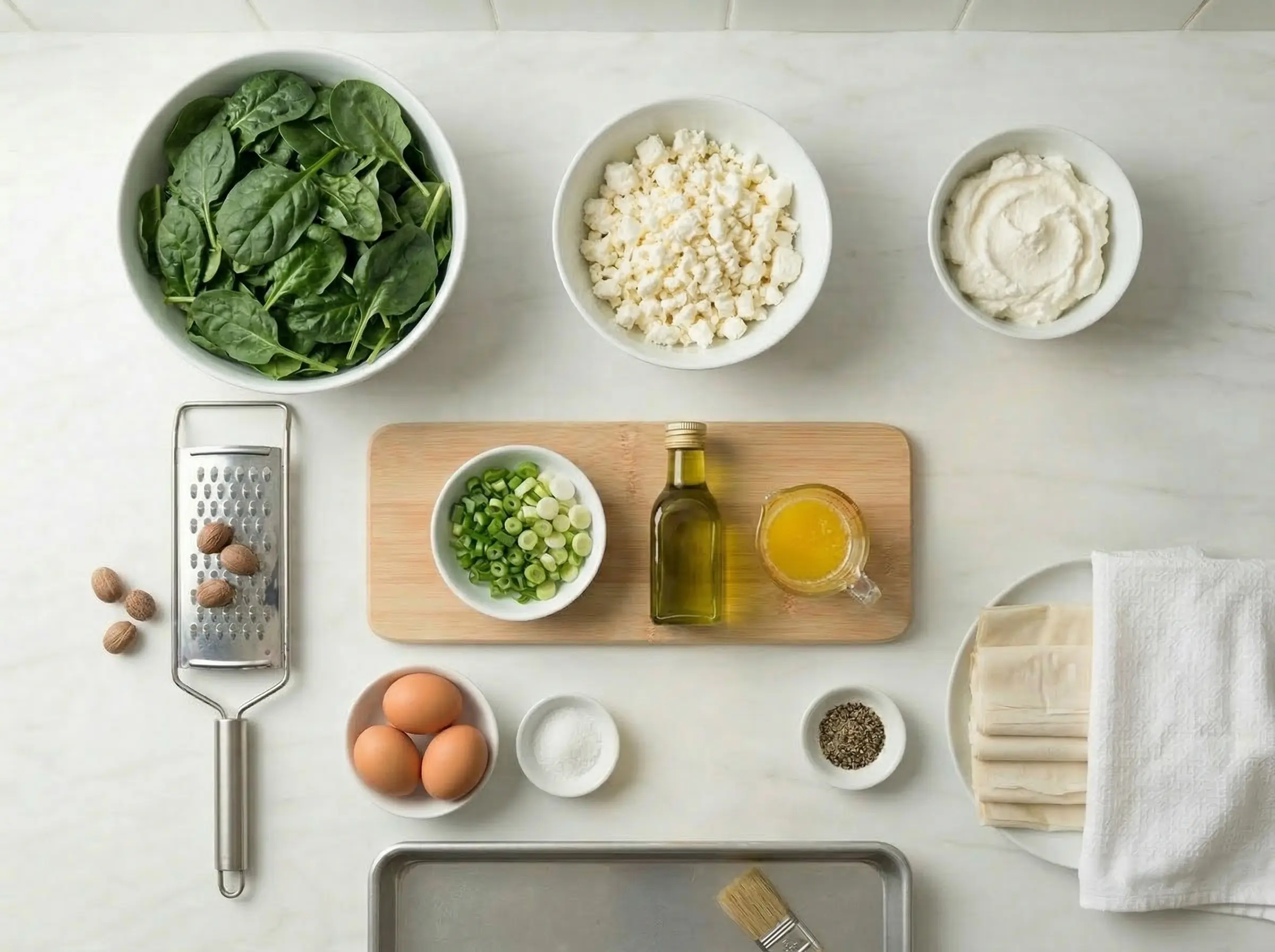Ingredients flat lay