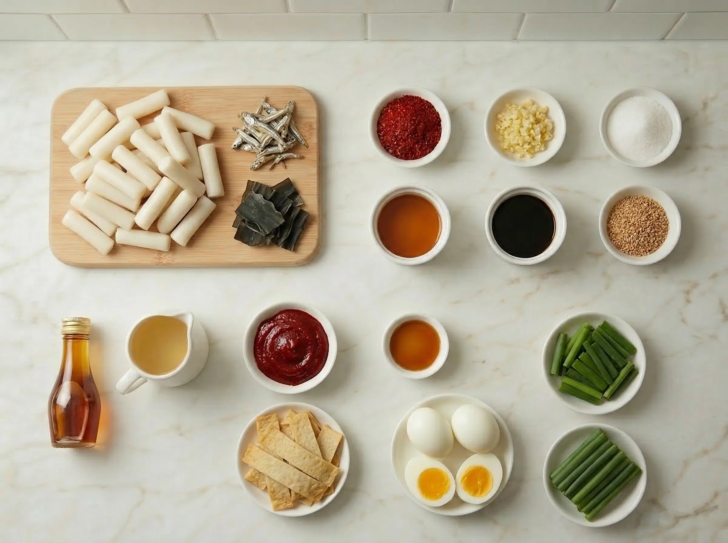 Ingredients flat lay
