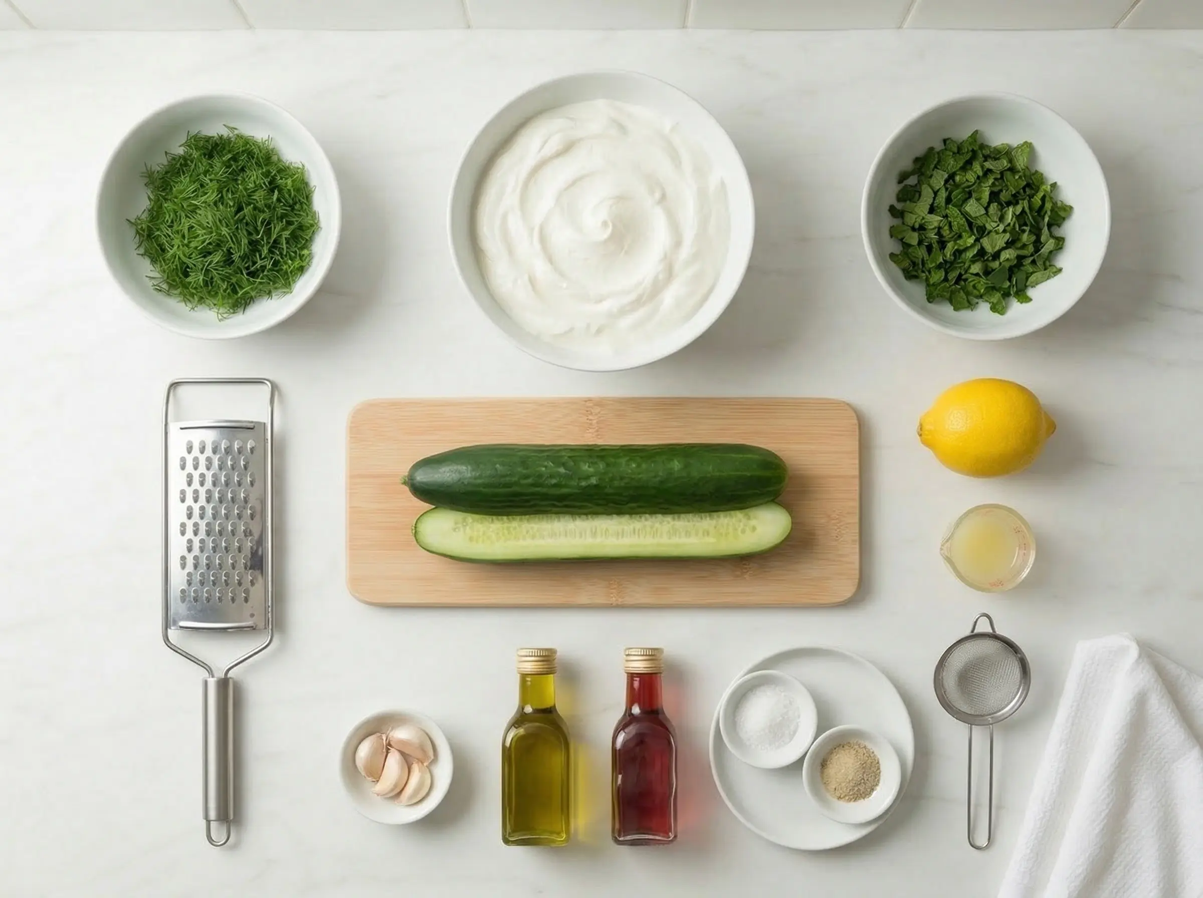 Ingredients flat lay